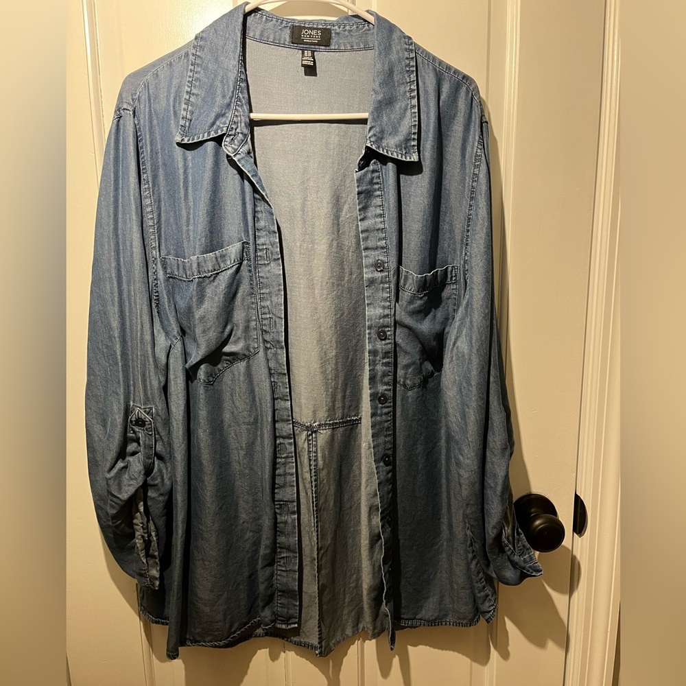 Jones New York Lightweight Denim Shirt